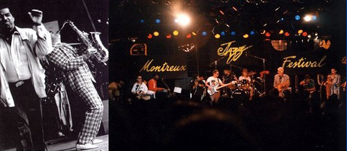 Backing up Ben E. King with JUKE at Glastonbury & Montreux 1987.